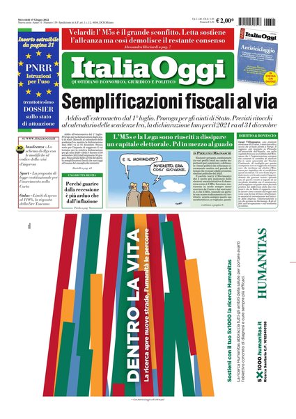 Italia oggi : quotidiano di economia finanza e politica